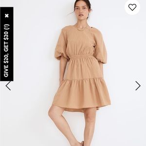 Madewell Seer-suckered mini dress